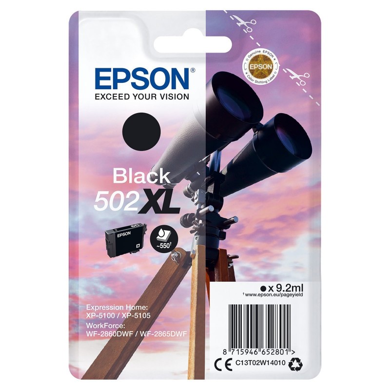 Epson Jumelles 502XL Noir