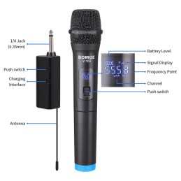 Microphone sans fil à main Bom V-102 VM