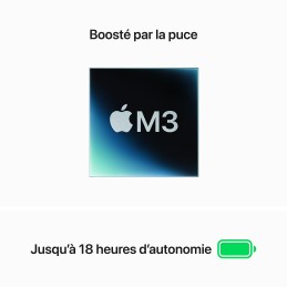 Apple MacBook Air M3 13 pouces (2024) Minuit 16 Go/256 Go