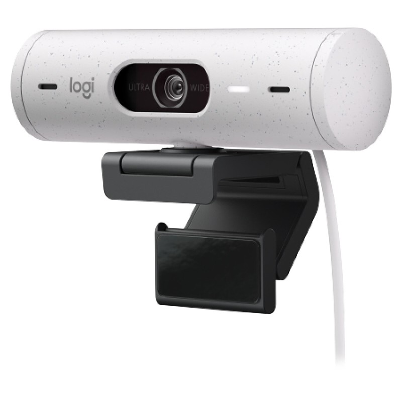 Webcam Full HD Logitech BRIO 500 Blanc