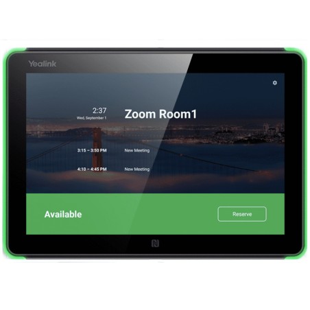 Ecran de réservation Yealink RoomPanel Zoom