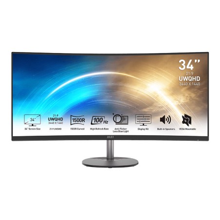 ECRAN PC MSI 34" LED - PRO MP341CQ