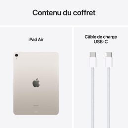 Apple iPad Air M2 11 pouces (2024) Wi-Fi 128 Go Lumière