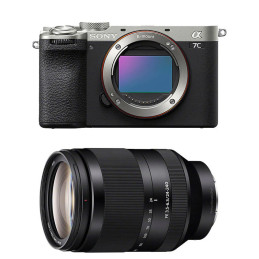 SONY ALPHA 7C II silver + objectif FE 24-240 f/3.5-6.3 OSS