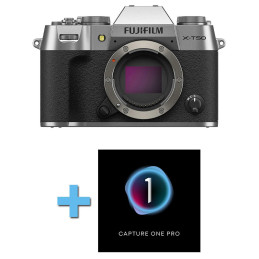 FUJIFILM X-T50 SILVER + Logiciel Capture One Pro